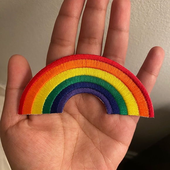 Rainbow Iron-On Patch 🌈 - Picture 2 of 3